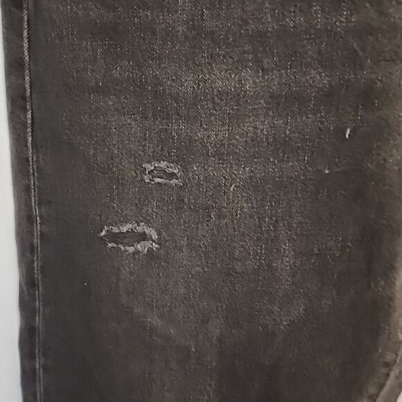 Levi's 501 Skinny Distressed Black Jeans, 31/28, NWT - Picture 5 of 11